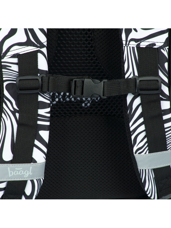 BAAGL  Rucsac școlar negru Baagl Core Mixture