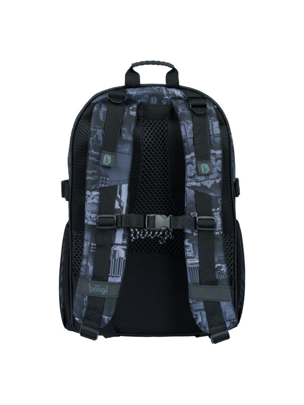BAAGL  Rucsac de școală Baagl Core Technic gri