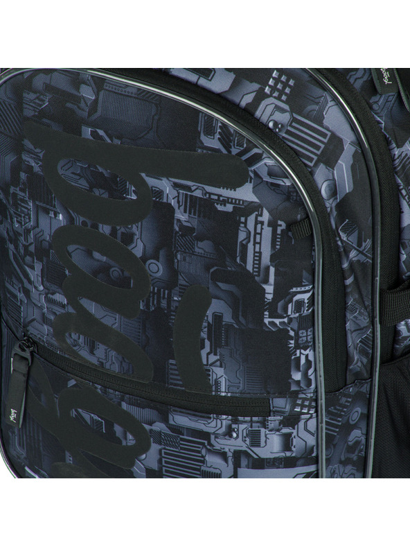 BAAGL  Rucsac de școală Baagl Core Technic gri