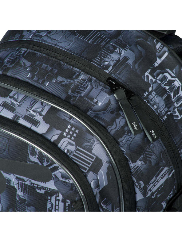 BAAGL  Rucsac de școală Baagl Core Technic gri