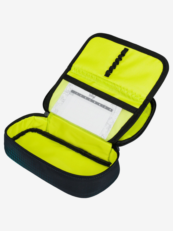 BAAGL  Geantă școlară verde pentru creioane etue Baagl Football Player