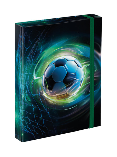 BAAGL  Foldere albastre pentru caiete școlare A5 Baagl Minge de fotbal