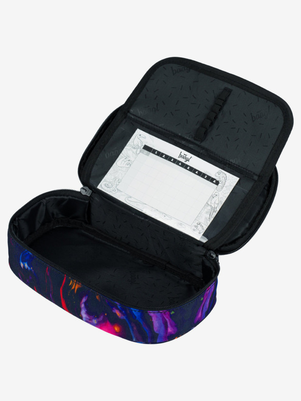 BAAGL  Trusă școlară de creioane mov Baagl Marble