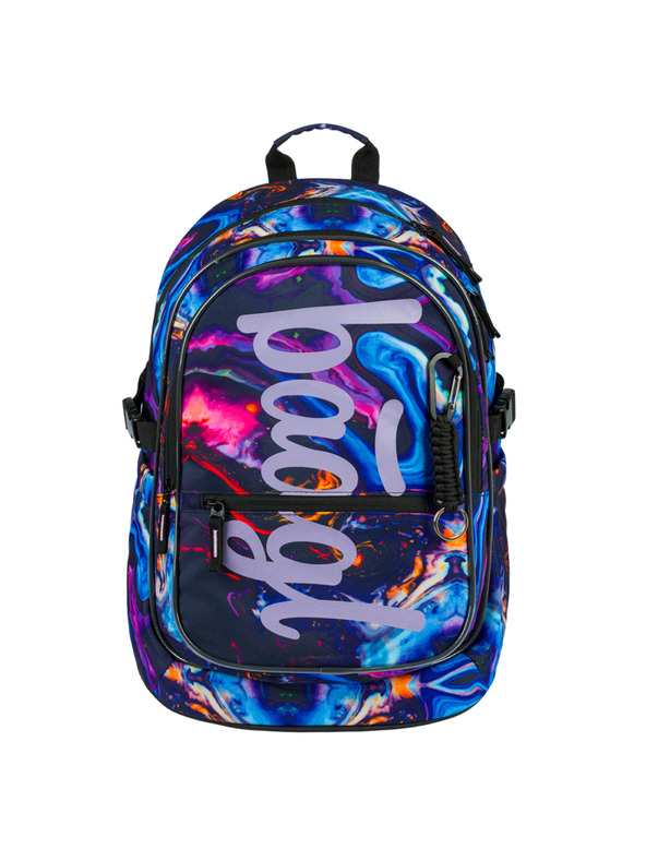 BAAGL  Set școlar violet - rucsac, penar, geantă Baagl Core Marble