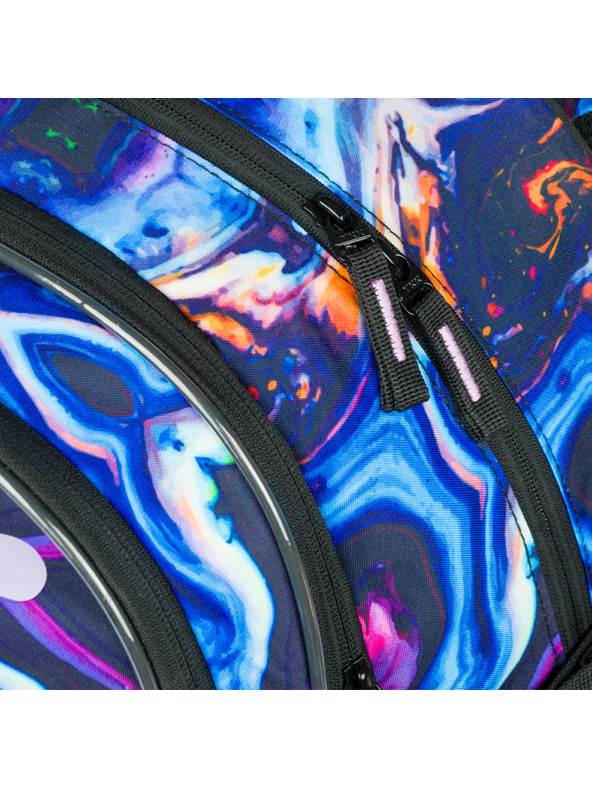 BAAGL  Set școlar violet - rucsac, penar, geantă Baagl Core Marble