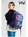 BAAGL  Set școlar violet - rucsac, penar, geantă Baagl Core Marble