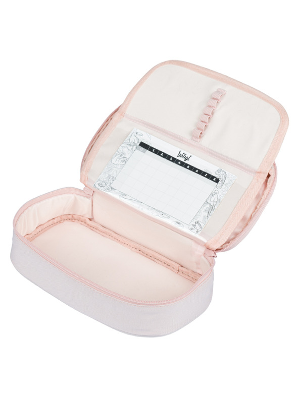 BAAGL  Trusă școlară pentru creioane Baagl Creamy