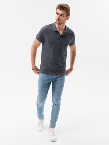 Ombre Clothing Tricou polo pentru bărbați din tricot pique, pachet de 3 Ombre Clothing