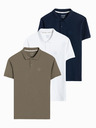 Ombre Clothing Polo bărbătesc din tricot pique Ombre Clothing