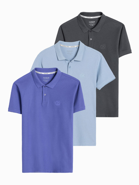 Ombre Clothing Polo bărbătesc din tricot pique Ombre Clothing