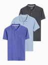 Ombre Clothing Polo bărbătesc din tricot pique Ombre Clothing