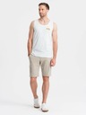 Ombre Clothing Tricou bărbătesc din bumbac cu imprimeu Summer Vibe Îmbrăcăminte Ombre