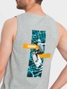 Ombre Clothing Tricou bărbătesc din bumbac cu imprimeu Summer Vibe Îmbrăcăminte Ombre