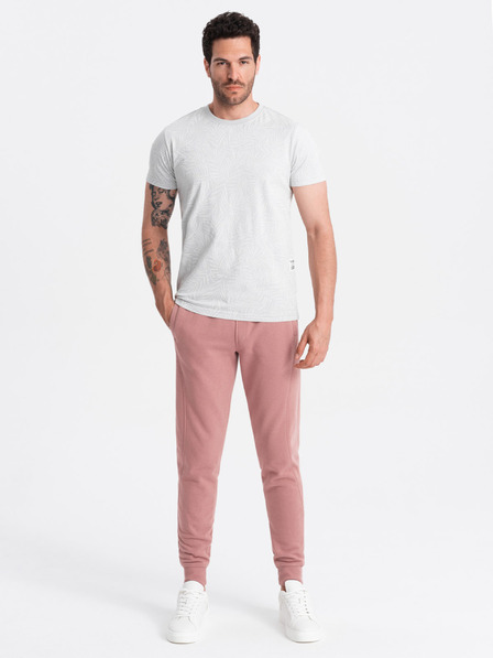 Ombre Clothing Pantaloni de trening bărbați din bumbac BASIC jogger Ombre Clothing
