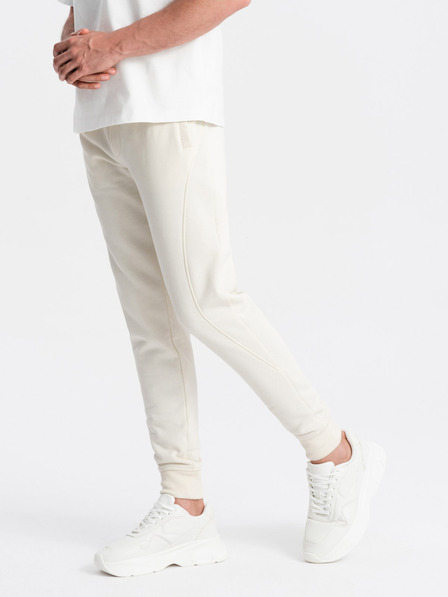 Ombre Clothing Pantaloni de trening bărbați din bumbac BASIC Ombre Clothing