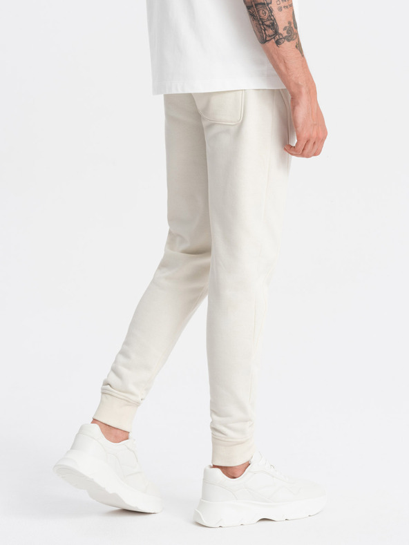 Ombre Clothing Pantaloni de trening bărbați din bumbac BASIC Ombre Clothing