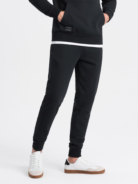 Ombre Clothing Pantaloni de trening bărbați din bumbac BASIC Ombre Clothing