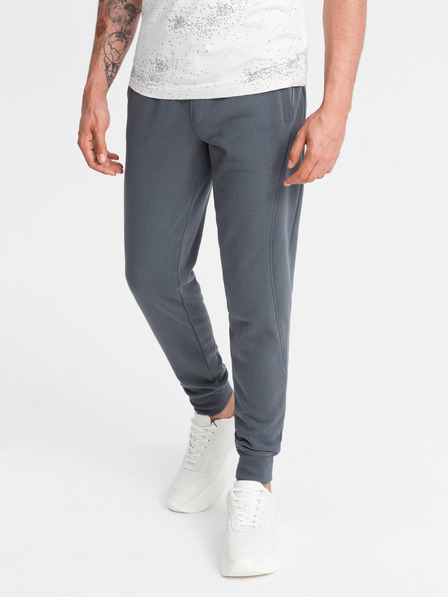 Ombre Clothing Pantaloni de trening bărbați din bumbac BASIC Ombre Clothing
