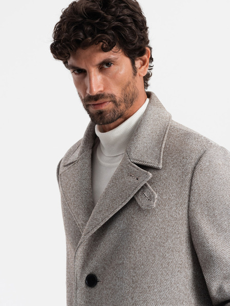 Ombre Clothing Palton bărbătesc single-breasted Îmbrăcăminte Ombre