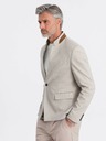 Ombre Clothing Jachetă bărbătească bronzată cu guler ridicat Ombre Clothing