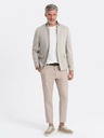 Ombre Clothing Jachetă bărbătească bronzată cu guler ridicat Ombre Clothing