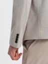 Ombre Clothing Jachetă bărbătească bronzată cu guler ridicat Ombre Clothing