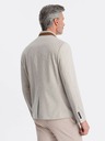 Ombre Clothing Jachetă bărbătească bronzată cu guler ridicat Ombre Clothing