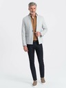 Ombre Clothing Jachetă bărbătească bronzată cu guler ridicat Ombre Clothing