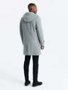 Ombre Clothing Palton cu glugă pentru bărbați Ombre Clothing