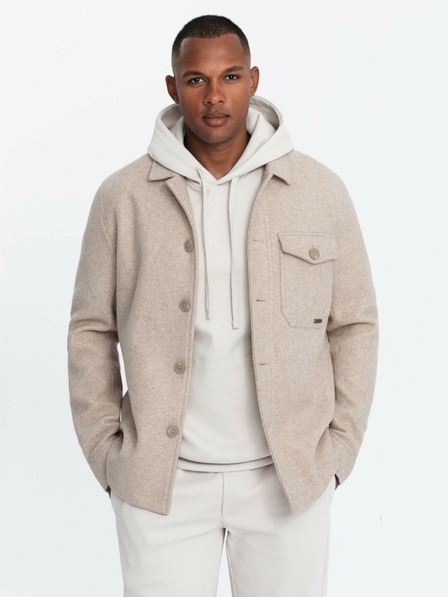 Ombre Clothing Jachetă fleece ușoară pentru bărbați Ombre Clothing V1 OM-JANP-0199