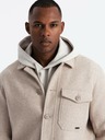 Ombre Clothing Jachetă fleece ușoară pentru bărbați Ombre Clothing V1 OM-JANP-0199