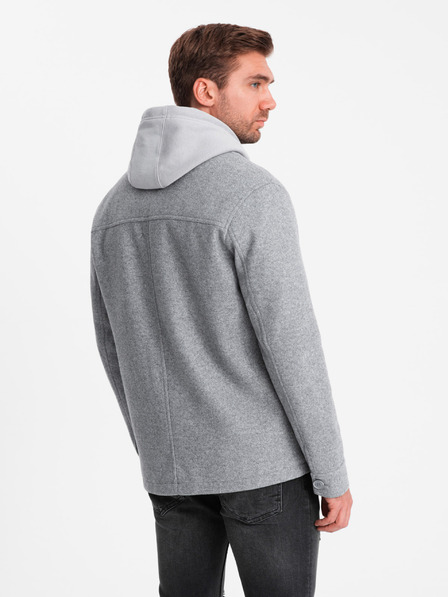 Ombre Clothing Jachetă fleece ușoară pentru bărbați Ombre Clothing V2 OM-JANP-0199