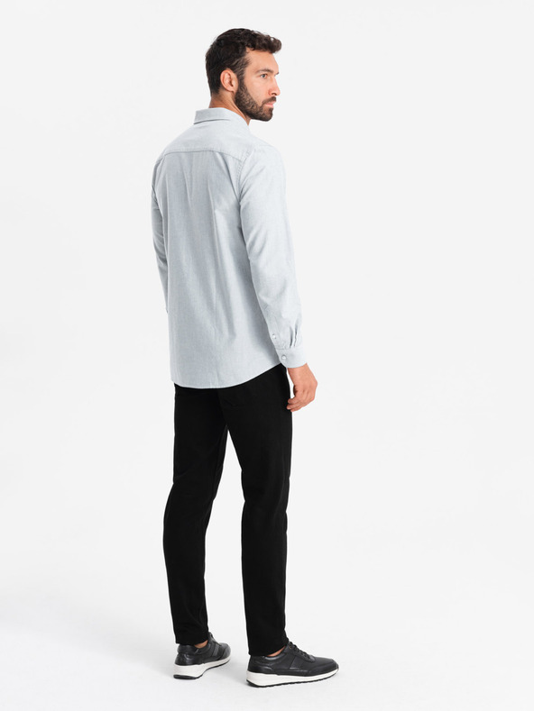 Ombre Clothing Cămașă oxford pentru bărbați Ombre Clothing V2 OM-SHOS-0172