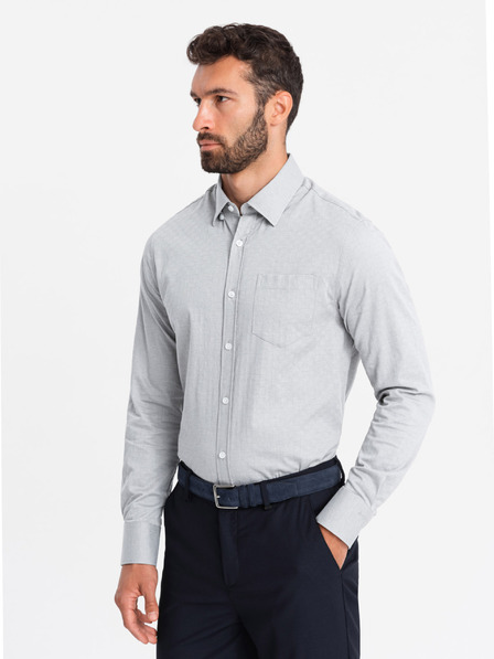 Ombre Clothing Ombre Clothing pentru bărbați SLIM FIT V2 OM-SHCS-0174