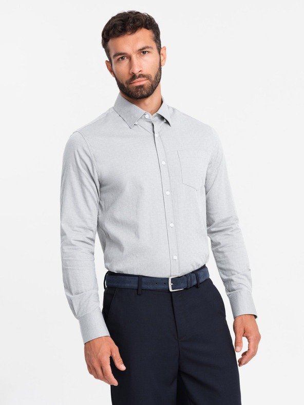 Ombre Clothing Ombre Clothing pentru bărbați SLIM FIT V2 OM-SHCS-0174