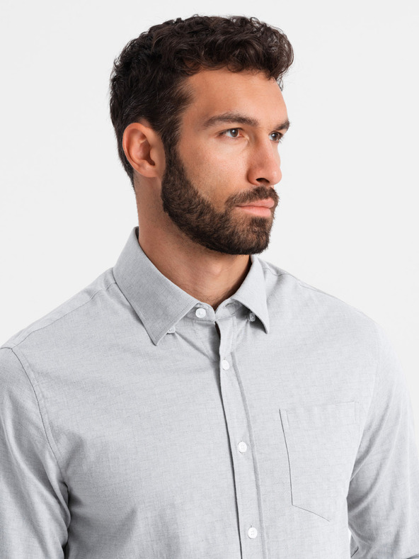 Ombre Clothing Ombre Clothing pentru bărbați SLIM FIT V2 OM-SHCS-0174