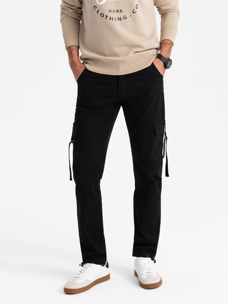 Ombre Clothing Îmbrăcăminte Ombre pentru bărbați STRAIGHT LEG CARGO V4 OM-PACG-0197