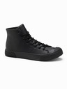 Ombre Clothing Adidași bărbătești high top cu vârf din cauciuc Ombre Clothing