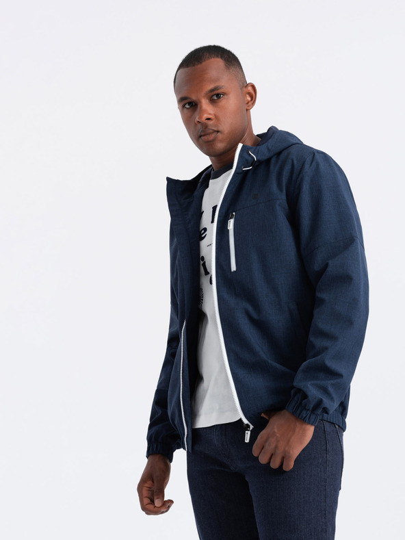 Ombre Clothing Jachetă sport ușoară căptușită cu fleece pentru bărbați Ombre Clothing