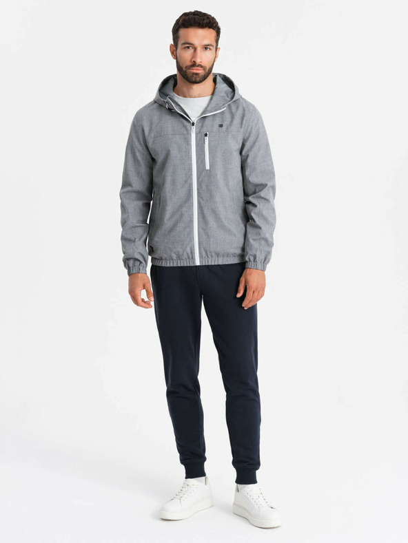 Ombre Clothing Jachetă sport ușoară căptușită cu fleece pentru bărbați Ombre Clothing