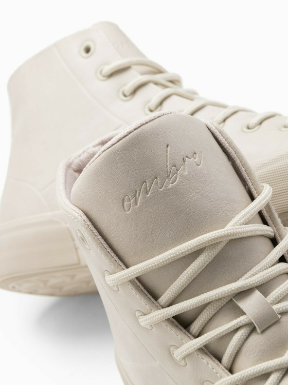 Ombre Clothing Adidași bărbătești high top cu vârf din cauciuc Ombre Clothing