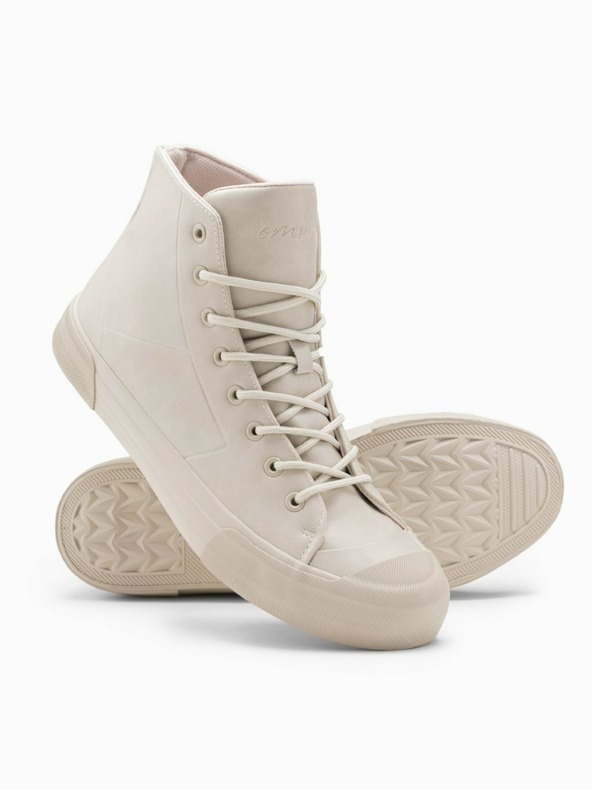 Ombre Clothing Adidași bărbătești high top cu vârf din cauciuc Ombre Clothing