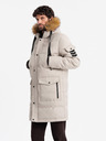Ombre Clothing Jachetă parka lungă pentru bărbați cu glugă Ombre Clothing