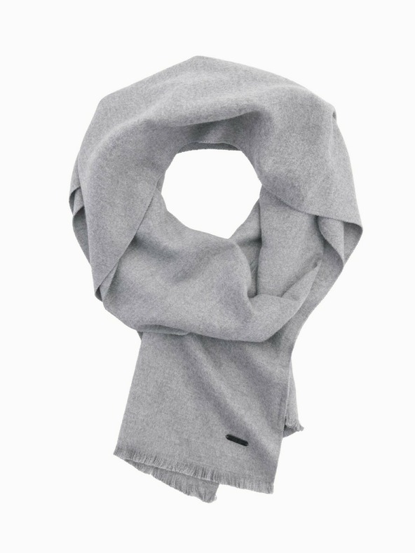 Ombre Clothing Eșarfă cu franjuri pentru bărbați Ombre Clothing