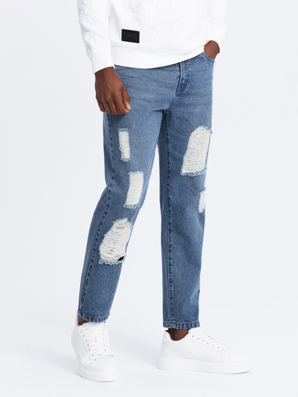 Ombre Clothing Blugi conici pentru bărbați Ombre Clothing