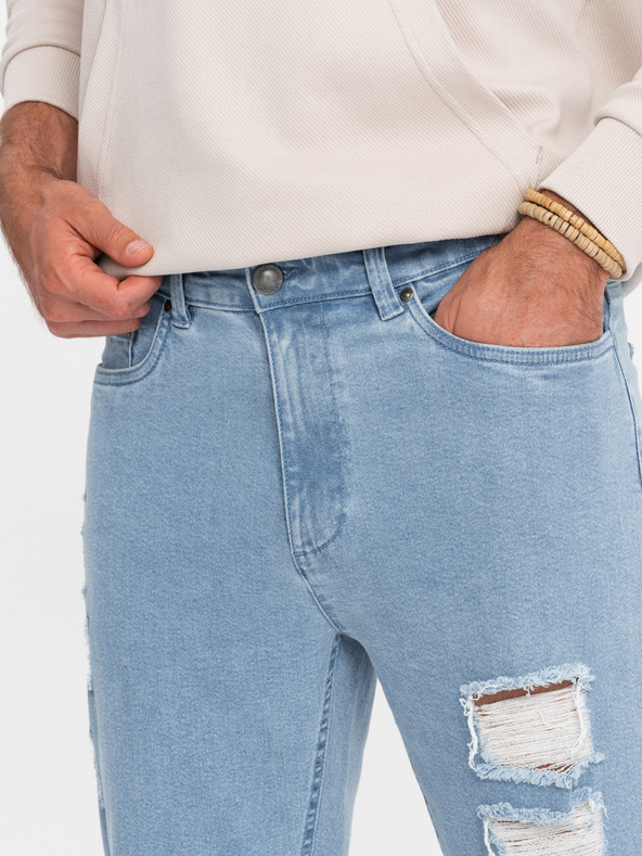 Ombre Clothing Blugi conici pentru bărbați Ombre Clothing