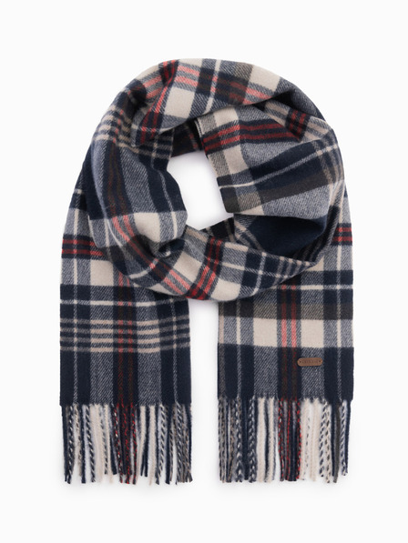 Ombre Clothing Eșarfă Scottish Plaid Fringed pentru bărbați Îmbrăcăminte Ombre