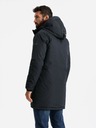 Ombre Clothing Jachetă parka clasică lungă pentru bărbați negru Ombre Clothing