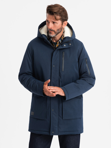 Ombre Clothing Jachetă parka lungă pentru bărbați Ombre Clothing