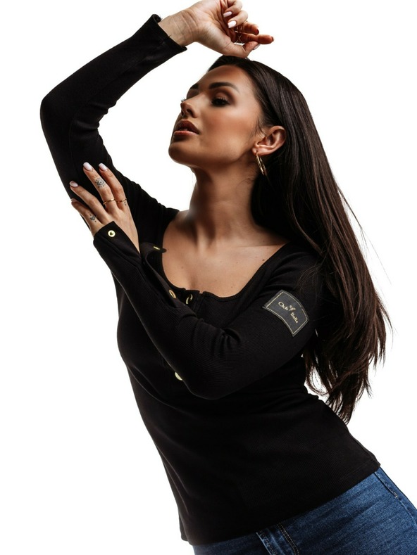 Edoti Bluză cu mânecă lungă pentru femei EDOTI